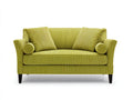 Divano a due posti - tessuto - 160x88x84 cm - verde lime - contemporaneo